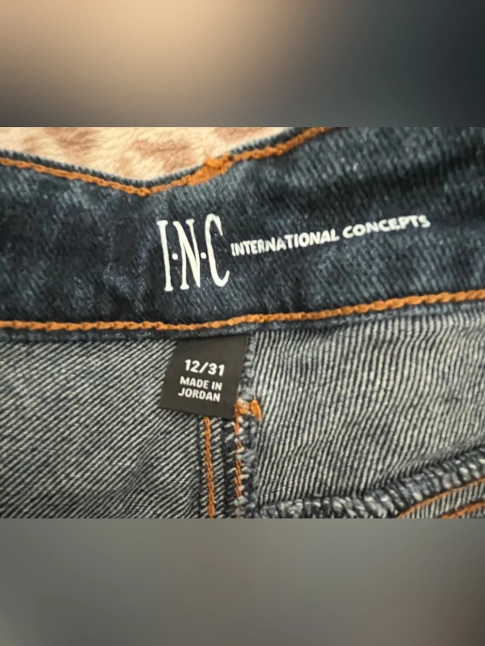 INC - Dark Blue High-Rise Women's Jeans